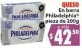 Casa Ley Philadelphia queso en barra oferta