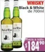 Casa Ley Black & White whisky oferta