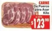Casa Ley Carne de puerco para asar oferta
