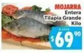 Casa Ley Mojarra entera tilapia grande oferta