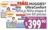 Casa Ley Huggies Ultraconfort etapa 4 oferta