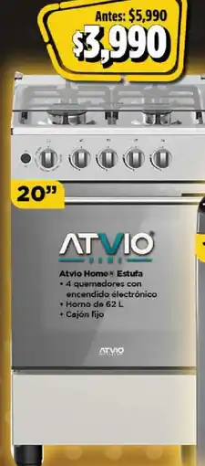 Bodega Aurrerá Atvio Home Estufa 20" oferta