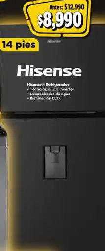 Bodega Aurrerá Hisense Refrigerador 14 pies oferta
