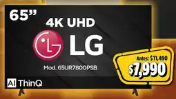 Bodega Aurrerá LG 4K UHD Smart TV 65" oferta