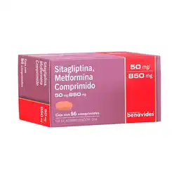 Farmacias Benavides 50 mg Sitagliptina/850 mg Metformina oferta
