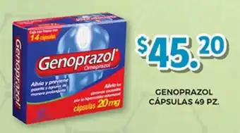 Genoprazol Cápsulas 49 pz.