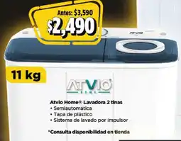 Bodega Aurrerá Atvio home lavadora 2 tinas oferta