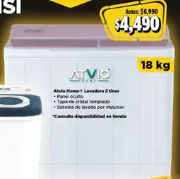 Bodega Aurrerá Atvio home lavadora 2 tinas oferta