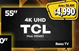 Bodega Aurrerá TCL 4K UHD 55" oferta