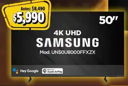 Bodega Aurrerá Samsung 4k uhd 50" oferta