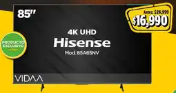 Bodega Aurrerá Hisense 4k uhd 85" oferta