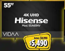 Bodega Aurrerá Hisense 4k uhd 55" oferta