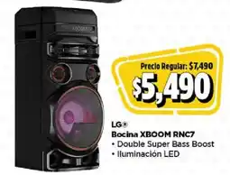 Bodega Aurrerá LG bocina XBOOM RNC7 oferta