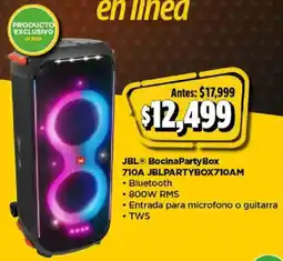 Bodega Aurrerá JBL bocinapartybox oferta