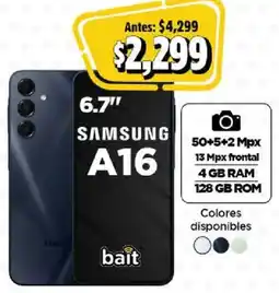 Bodega Aurrerá Samsung A16 6.7" oferta