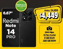 Bodega Aurrerá Redmi Note14 Pro oferta