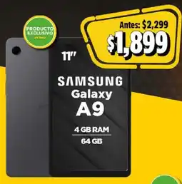 Bodega Aurrerá Samsung galaxy A9 11" oferta