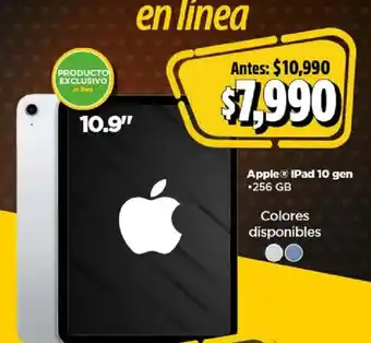 Bodega Aurrerá Apple iPad 10 gen oferta