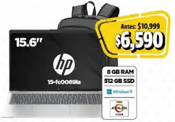 Bodega Aurrerá Hp 15-fc0069la 15.6" oferta