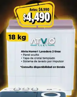 Bodega Aurrerá Atvio home lavadora 2 tinas oferta