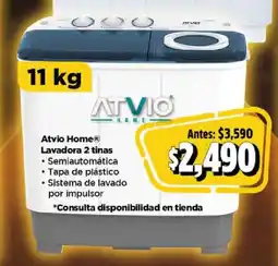 Bodega Aurrerá Atvio home lavadora 2 tinas oferta