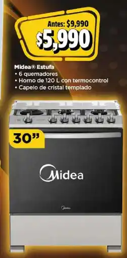 Bodega Aurrerá Midea estufa 30" oferta