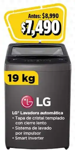 Bodega Aurrerá LG lavadora automática oferta
