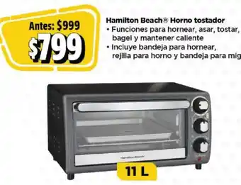 Bodega Aurrerá Hamilton beach horno tostador oferta