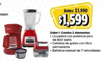 Bodega Aurrerá Oster combo 3 elementos oferta