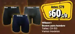 Bodega Aurrerá Wilson boxers para hombre oferta