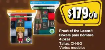 Bodega Aurrerá Froot of the loom boxers para hombre oferta