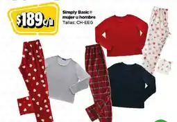 Bodega Aurrerá Simply Basic mujer u hombre oferta