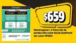 Bodega Aurrerá Neutrogena 2 pack kit de oferta