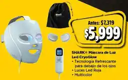 Bodega Aurrerá Shark máscara de luz led cryoglow oferta