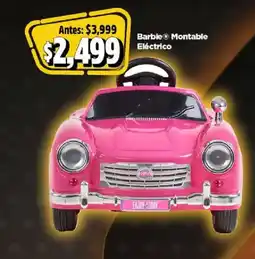 Bodega Aurrerá Barbie montable eléctrico oferta