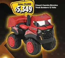 Bodega Aurrerá Prinsel camión eléctrico truck bombero oferta