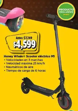 Bodega Aurrerá Honey whale scooter eléctrico M1 oferta