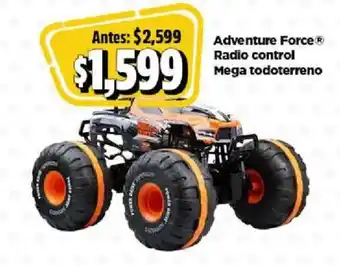 Bodega Aurrerá Adventure force radio control mega todoterreno oferta