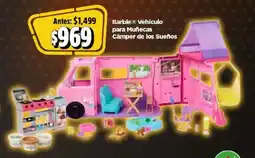 Bodega Aurrerá Barbie vehículo para muñecas oferta