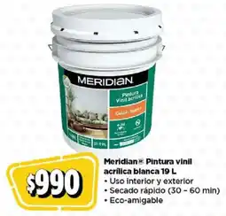 Bodega Aurrerá Meridian Pintura vinil acrílica blanca oferta