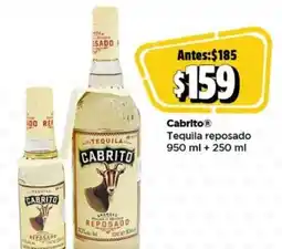 Bodega Aurrerá Cabrito tequila reposado oferta