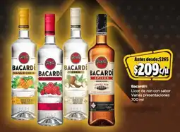 Bodega Aurrerá Bacardi licor de ron con sabor oferta