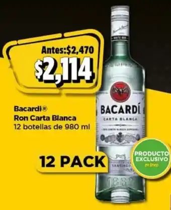 Bacardi Ron Carta Blanca