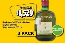 Bodega Aurrerá Buchanan's Whisky Deluxe 12 year Scotch oferta