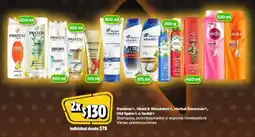 Bodega Aurrerá Pantene, Head & Shoulders, Herbal Essences, Old Spice o Sedal shampoo acondicionador o espuma oferta