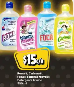 Bodega Aurrerá Roma, carisma, foca o blanca nleves detergente líquido oferta