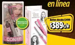 Bodega Aurrerá Conair variedad de electrónicos para el cabello oferta