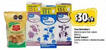 Tres estrellas harina para hot cakes