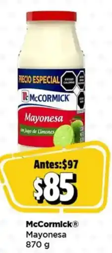 Bodega Aurrerá Mccormick mayonesa oferta