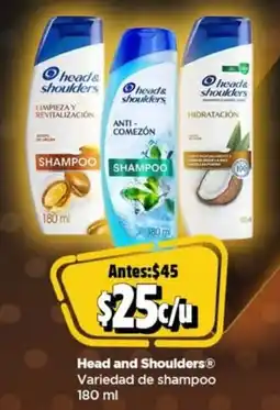 Bodega Aurrerá Head and Shoulders shampoo oferta